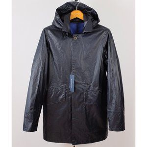 Suitsupply Limonta raincoat jacket coat sz Small navy Nottingham
